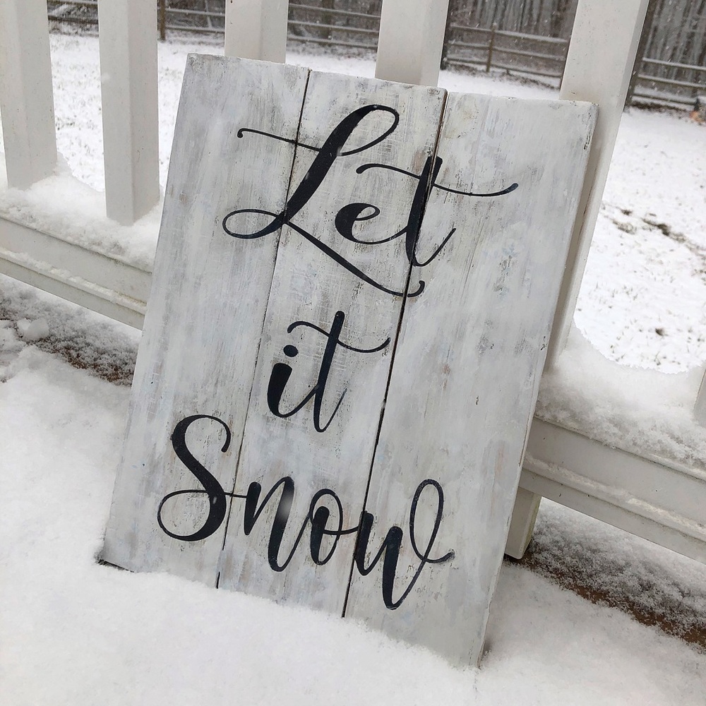 Wooden sign